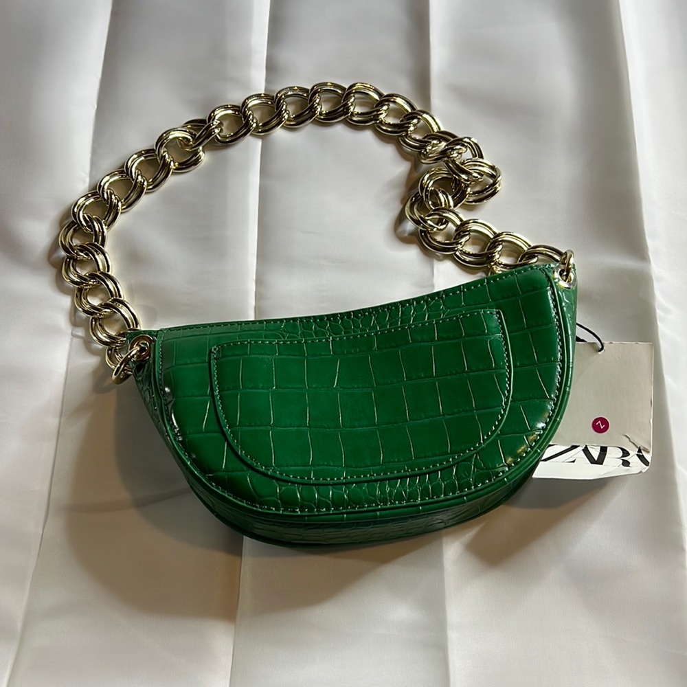 Zara bloggers fave gold chain purse - Picture 4 of 17
